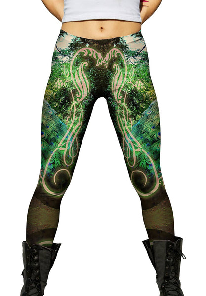 Jungle Peacock&nbsp;Womens Leggings