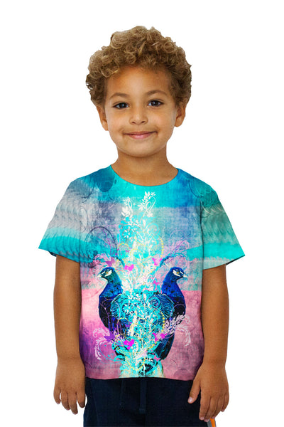 Kids Double Peacock&nbsp;Kids T-Shirt
