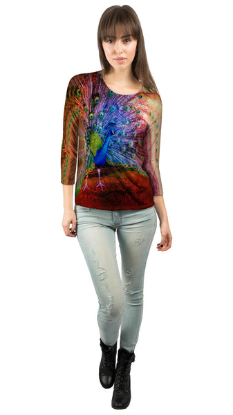 Street Peacock&nbsp;Womens 3/4 Sleeve