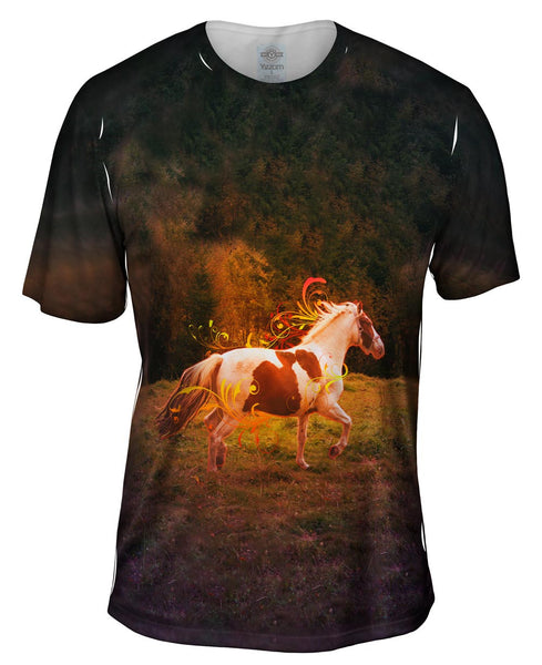 Ornament Horse Mens T-Shirt