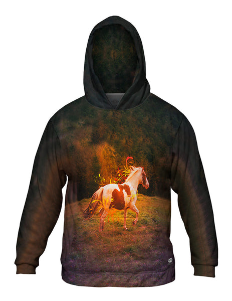 Ornament Horse Mens Hoodie Sweater