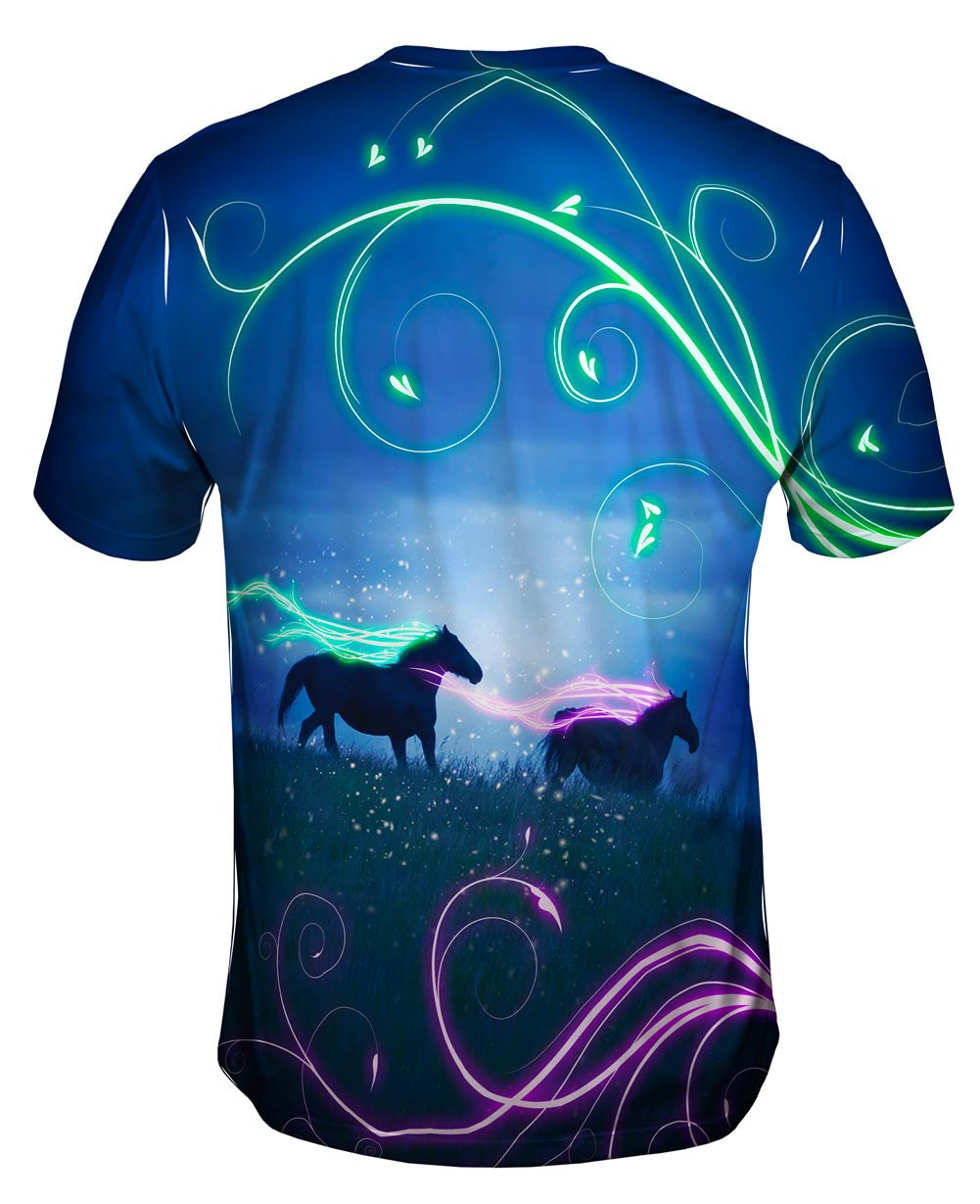 Horse Flow Mens T-Shirt | Yizzam