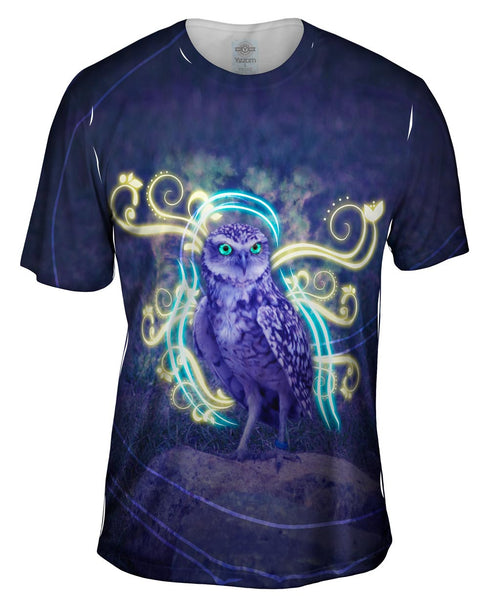 Swirl Owl Mens T-Shirt
