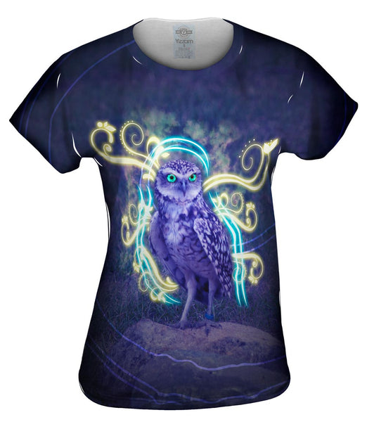 Swirl Owl Womens Top