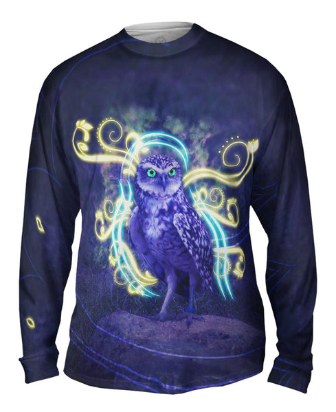 Swirl Owl&nbsp;Mens Long Sleeve