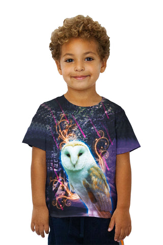 Kids Pink Rain Owl