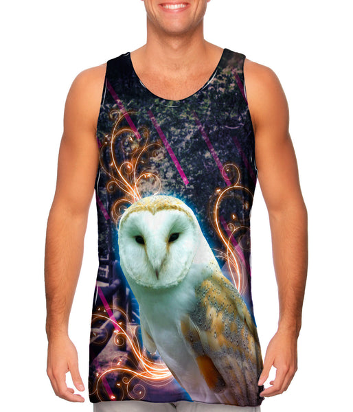 Pink Rain Owl&nbsp;Mens Tank Top