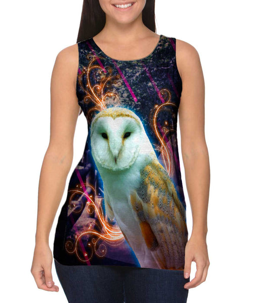 Pink Rain Owl&nbsp;Womens Tank Top