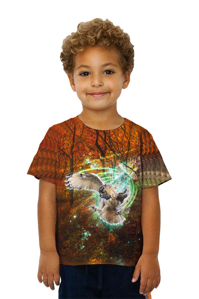 Kids Green Light Owl&nbsp;Kids T-Shirt