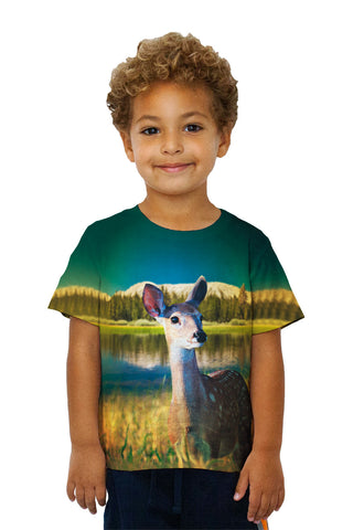 Kids Deer Fawn Fields