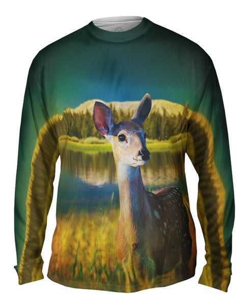 Deer Fawn Fields&nbsp;Mens Long Sleeve
