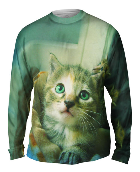 Door Way Kitten&nbsp;Mens Long Sleeve