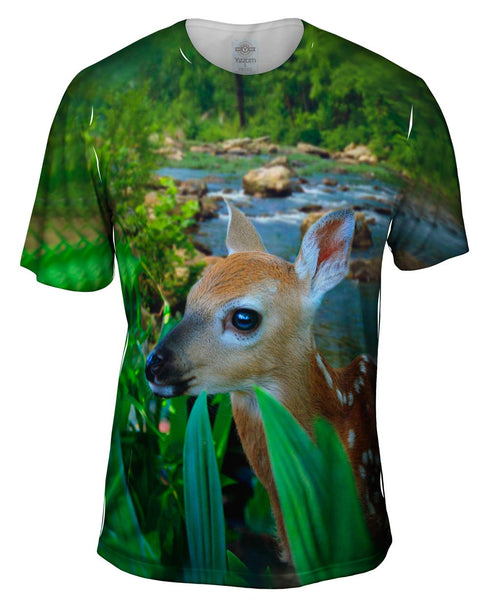 River Deer Fawn Mens T-Shirt
