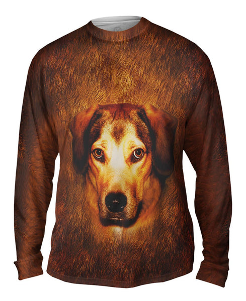 Adorable Beagle Face&nbsp;Mens Long Sleeve