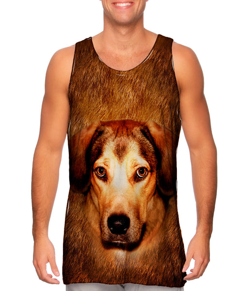 Adorable Beagle Face Mens Tank Top
