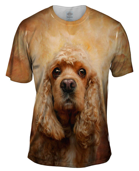 American Cocker Spaniel Face Mens T-Shirt