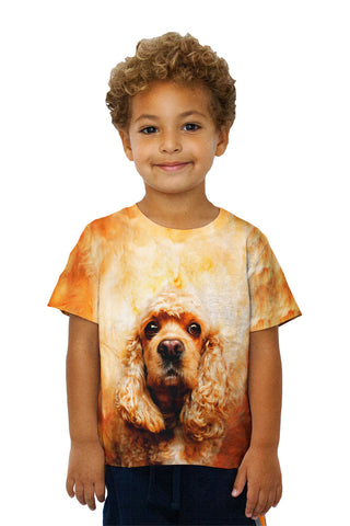 Kids American Cocker Spaniel Face