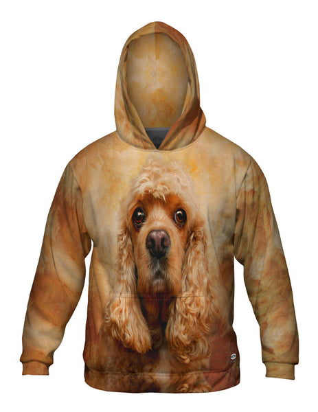 American Cocker Spaniel Face Mens Hoodie Sweater