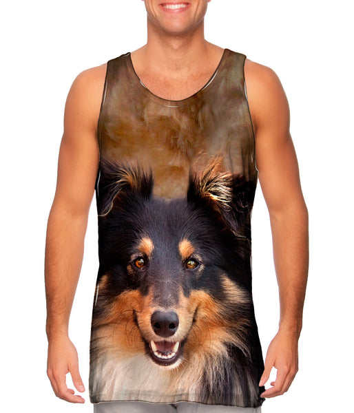 Sheltie Face&nbsp;Mens Tank Top
