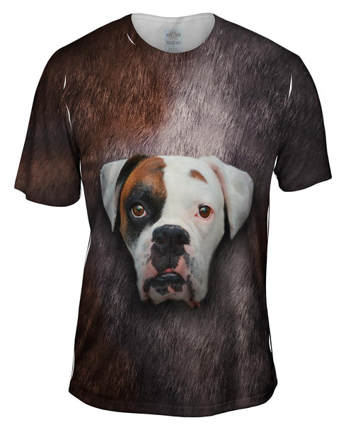 Boxer Dog Face Mens T-Shirt