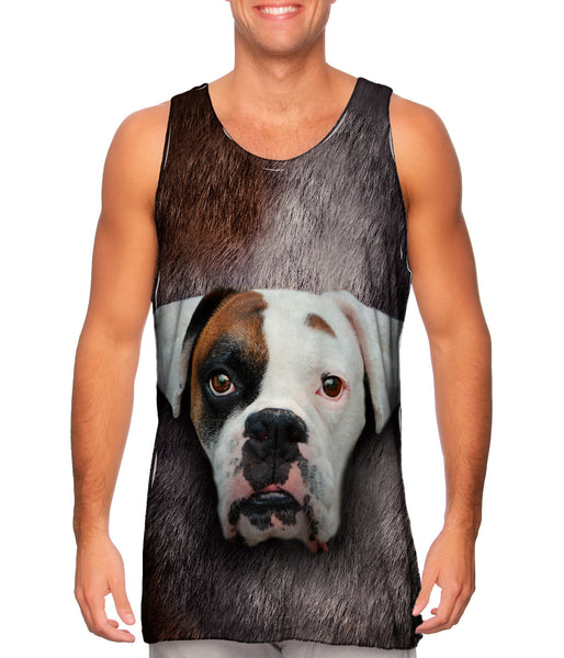 Boxer Dog Face&nbsp;Mens Tank Top