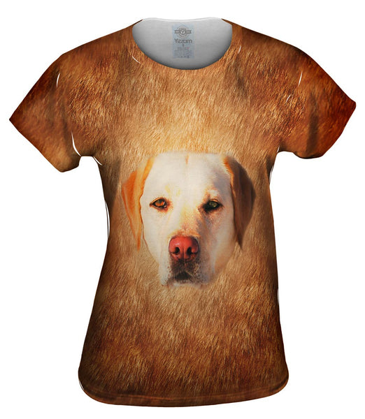 White Lab Face Womens Top