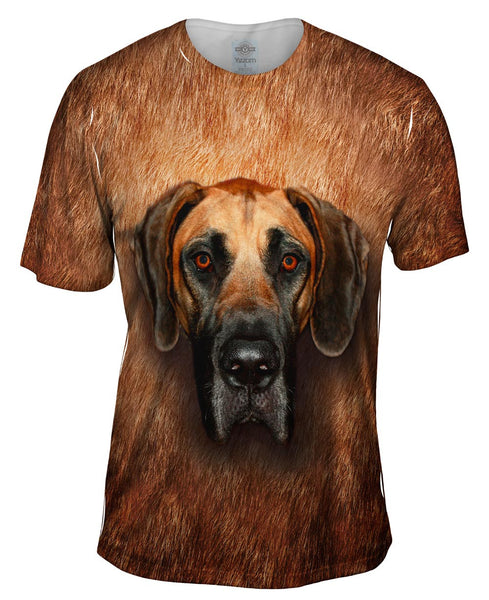 Great Dane Face Mens T-Shirt