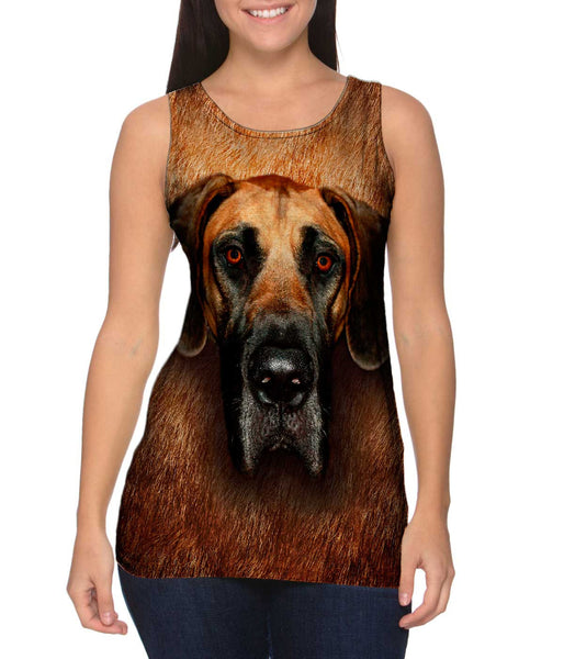 Great Dane Face&nbsp;Womens Tank Top