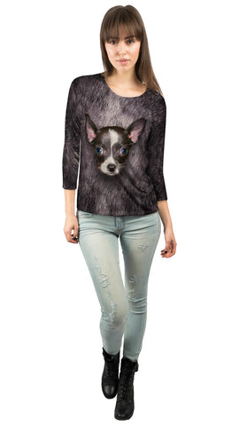Black Chihuahua Face