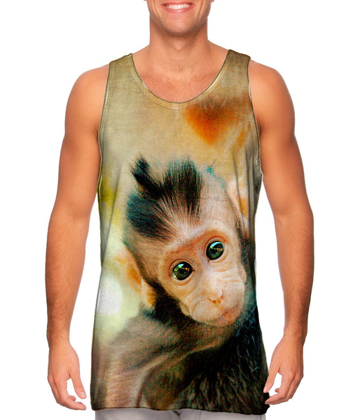 Curious Baby Monkey&nbsp;Mens Tank Top