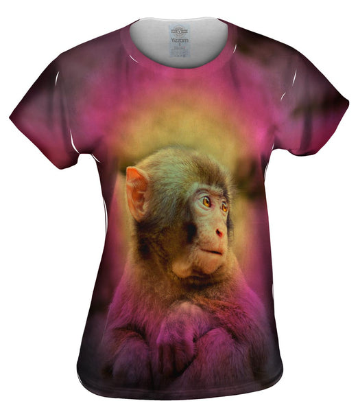 Purple Baby Monkey Womens Top