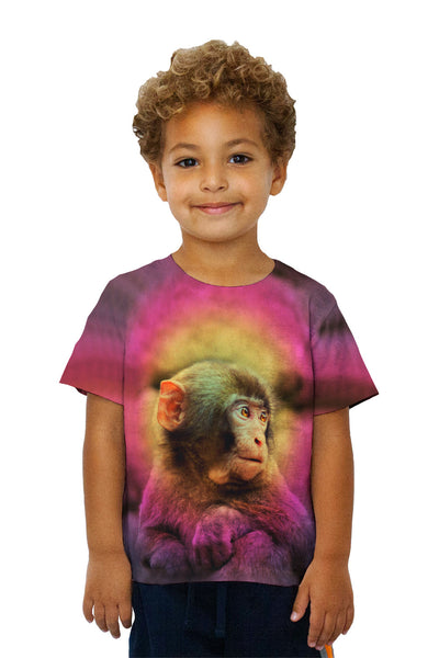 Kids Purple Baby Monkey&nbsp;Kids T-Shirt