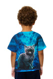 Kids Blue Demon Kitten