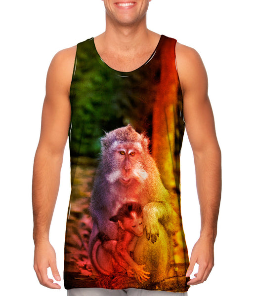 Mom Baby Monkey&nbsp;Mens Tank Top