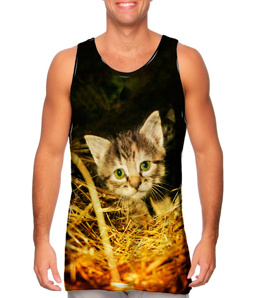 Straw Kitten&nbsp;Mens Tank Top