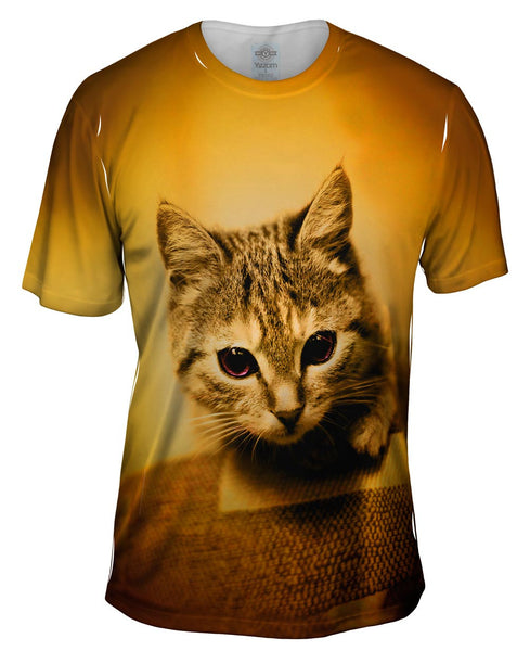 Racer Kitten Mens T-Shirt