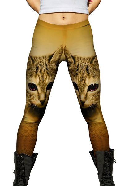 Racer Kitten&nbsp;Womens Leggings