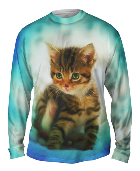 Blues Bed Kitten&nbsp;Mens Long Sleeve