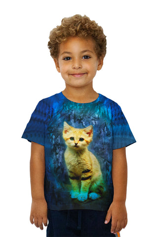 Kids Blue Camo Kitten