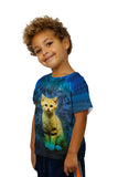 Kids Blue Camo Kitten