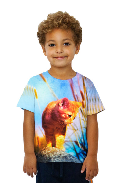 Kids Bold Kitten&nbsp;Kids T-Shirt