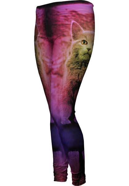 Snow Track Kitten&nbsp;Womens Leggings
