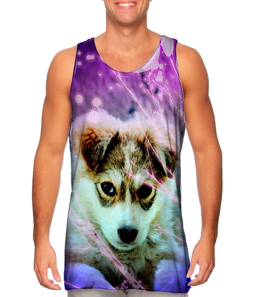 Glow Tree Puppy&nbsp;Mens Tank Top