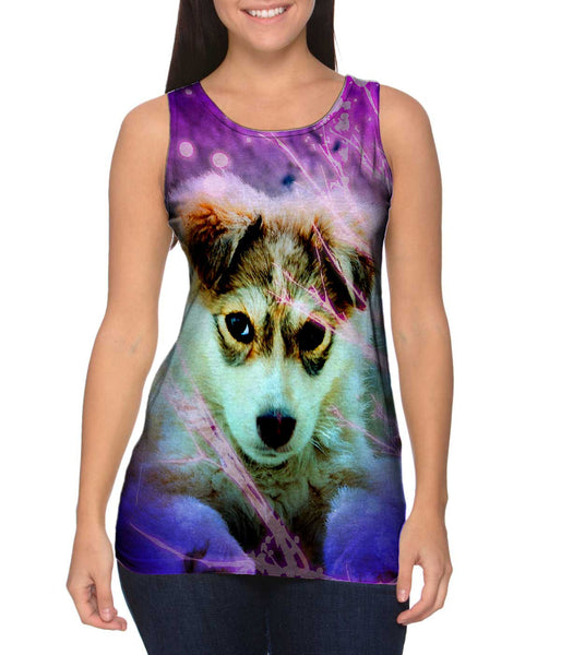 Glow Tree Puppy&nbsp;Womens Tank Top