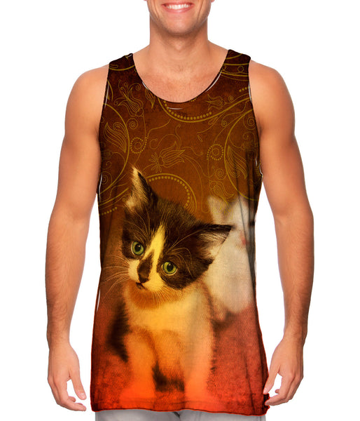 Curious Kitten&nbsp;Mens Tank Top