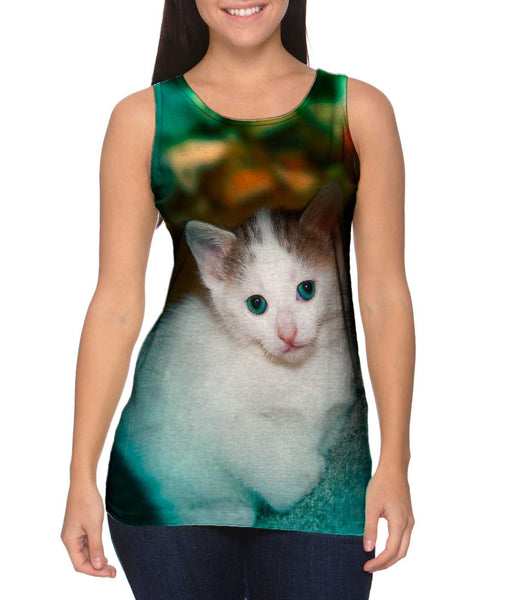 Relaxing Kitten&nbsp;Womens Tank Top