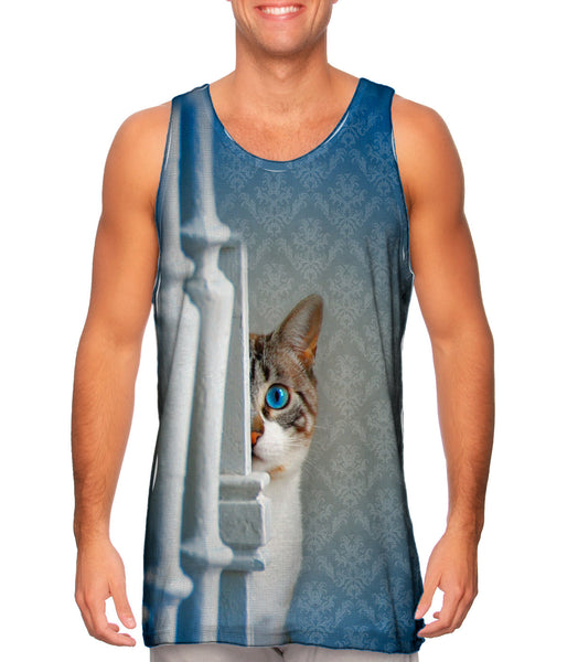 Hiding Kitten&nbsp;Mens Tank Top