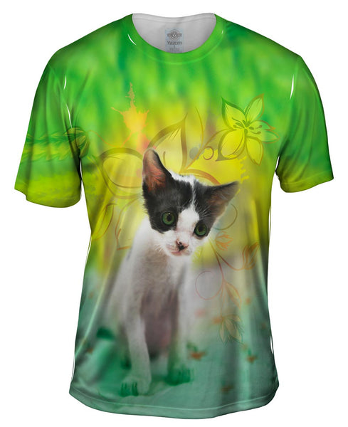 Tired Kitten Mens T-Shirt