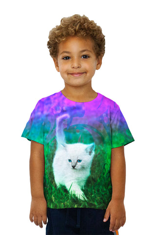 Kids Walking Kitten