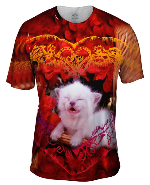 Laughing Kitten Mens T-Shirt